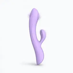 Вібратор-кролик зі спрямованим масажем точки G - Love To Love Bunny&Clyde - Viva Mauve - мініатюра 3