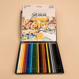 Набір олівців кольорових 99IDEAS "Color Expert" 24 кол., Outdoor, метал. коробка, 99CE-24OUTD - мініатюра 4