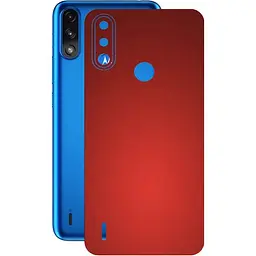 Защитная пленка StatusSKIN для Motorola Moto E7 Power Корпус Винил красная матовая