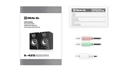 Акустична система Real-El S-420 Black - мініатюра 9