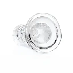 Фалоімітатор RealRock Crystal Clear Realistic Dildo 6'' 15.5 см прозорий - мініатюра 4
