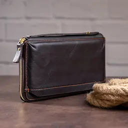 Чоловічий шкіряний клатч Vintage 22,5х12х4 см sum0012742 - мініатюра 3