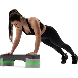 Степ платформа Hop-Sport HS-PP020AS чорно-зелена - мініатюра 4