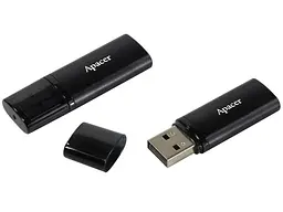 USB флеш накопичувач Apacer 64 GB AH25B USB 3.1 Black (AP64GAH25BB-1) - мініатюра 3