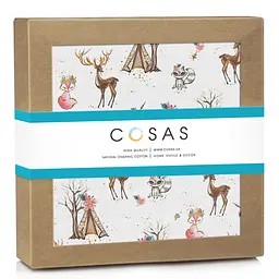 Пелюшки муслінові Cosas Fairy Forest 75x75 см, бежеві