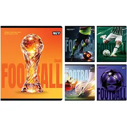 Зошит учнівський Yes Football А5 24 аркушів клітинка 10 шт. (768583)