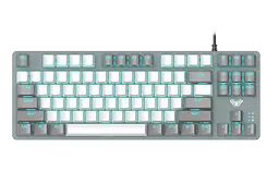 Клавіатура Aula F3287 Blue Switch Grey/White (6948391240954) - мініатюра 3