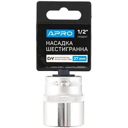 Головка торцева шестигранна APRO 27 мм x 1/2"