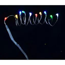 Електрогірлянда Yes! Fun LED-нить, 10 лампочок, мультикольор, 0.55 м
