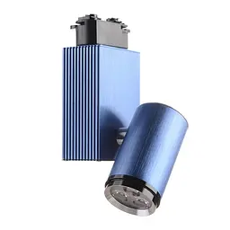Світильник трековий поворотний LED 205/3x2W NW BLUE Brille L8-005 - мініатюра 2