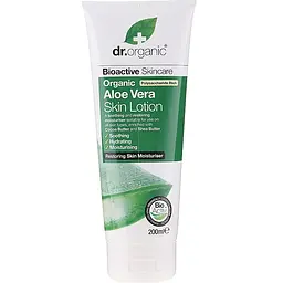 Лосьйон для тіла з алое віра Dr. Organic Bioactive Skincare Aloe Vera Skin Lotion зволожувальний 200 мл