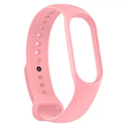 Силіконовий ремінець для фітнес браслетів Xiaomi Mi Band 3/4, Silicone, light pink, зі зручною застібкою, на фітнес трекер та смарт годинник, ArmorStandart (ARM84364)