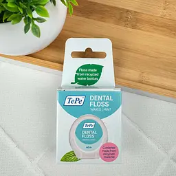 Зубна нитка TePe Dental Floss вощена, що розпушується (м'ята), 40 м - мініатюра 3