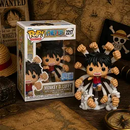 Фігурка Funko Pop серії Великий куш - Луффі (Гому Гому но Кулемет Гатлінга) (92222) - мініатюра 3