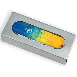 Ніж Victorinox Huntsman Ukraine 91мм 15функ Жовто-синій малюнок - мініатюра 6