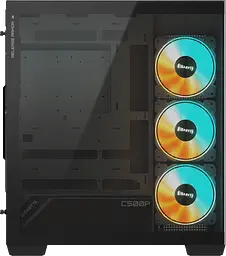 Корпус Gigabyte Aorus C500 Panoramic Stealth ARGB Black (GB-C500P ST) - мініатюра 4