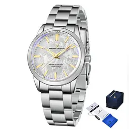 Чоловічий наручний годинник PD-1734 Silver-White Pagani Design acs0031183