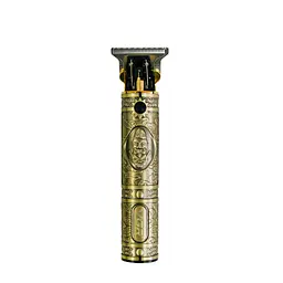 Машинка для стрижки волосся VGR V-085 Gold, тример для бороди, бездротовий окантовочний чоловічий, золотистий - мініатюра 7