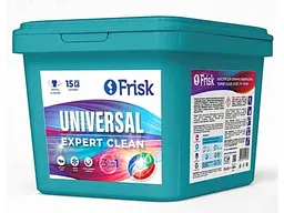 Капсули для прання FRISK 15шт Універсальні EXPERT CLEAN