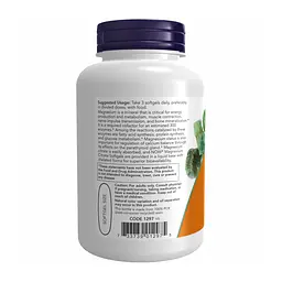 Магній цитрат, Magnesium Citrate - 180 софтгелевих капсул - мініатюра 3