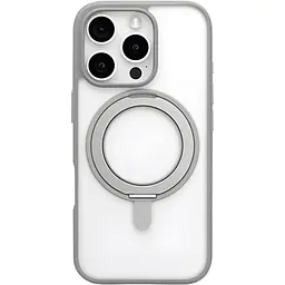 Чохол Blueo Frosted Magnetic Case Rotatable Stand with MagSafe для Apple iPhone 16 Pro Max Grey (BL037-I16PMGRY) [115140]
