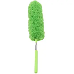 Метелка для пилу Microfibre Duster телескопічна 33–80 см, салатова