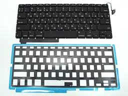 Клавіатура для APPLE A1286 Macbook Pro (RU, Small Enter з підсвічуванням) - мініатюра 3
