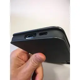 Оригінальний чохол-книжка Samsung Smart Clear View Cover для Galaxy S22 Plus (6.6") Чорний EF-ZS906CBEGRU - мініатюра 6