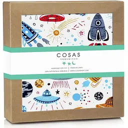 Наматрацник непромокаючий Cosas SpaceColor 70х120 см теракотовий (WaterSheet_SpaceColor_120)