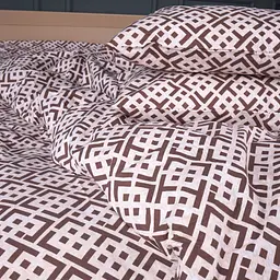 Простирадло MirSon Ranforce Elite Abstract Brown 110 х 160 см (2200013165309) - мініатюра 4