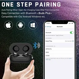 Бездротові Bluetooth-наушники MDR HBQ SE6 TWS ∙ Наушники TWS HBQ SE6 бездротові легкі кристально чистий звук - мініатюра 3