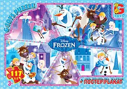 Пазли G-Toys Frozen, 117 елементів FR044