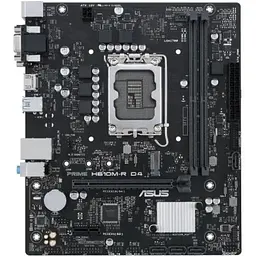 Материнська плата LGA1700, Asus PRIME H610M-R D4-SI, H610, 2xDDR4, Int. 4xUSB3.2/6xUSB2.0, VGA/DVI-D/HDMI, MicroATX