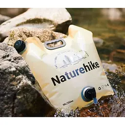Відро складне Naturehike CNK2450CF027 для води 10 л, жовте (6927595798355) - мініатюра 5