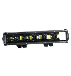 Світлодіодна балка фара LED 350x70x75 mm 60W (10W x 6) 10-30V ближній Black Line 1 шт. (4067) - мініатюра 2