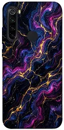 TPU чохол Demsky Purple space marble для Xiaomi Redmi Note 8