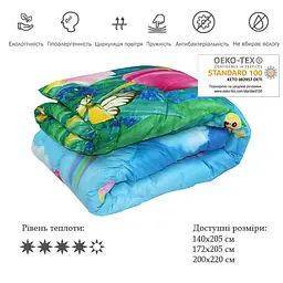 Ковдра Руно силіконова тюльпан 200х220 см (322.52СЛБ_Тюльпан) - мініатюра 2