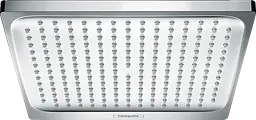 Верхній душ Hansgrohe Crometta E 240 1jet EcoSmart 9л/хв білий хром 26727000, Хром