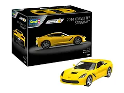 Конструктор Revell 1/24 автомобіль 2014 Corvette Stingray Easy Click жовтий 07825