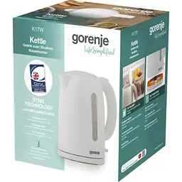 Електрочайник Gorenje K17W White [148611] - мініатюра 7