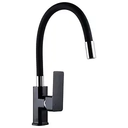 Змішувач для кухні Domino Malibu DMM-203 LR-Black-Black Чорний