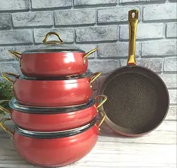 Набір посуду O.M.S. Collection 3040 Red 9 предметів
