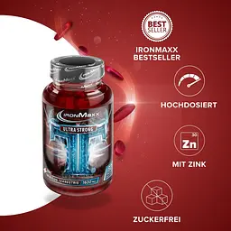Бустер тестостерону IronMaxx TT Ultra Strong 90 таблеток - мініатюра 2