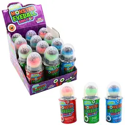 Льодяник-кільце Crazy Candy Factory Monster Eyeball Ring Pop Око Монстра 25г - мініатюра 4