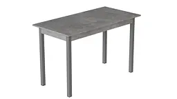 Стіл кухонний Ferrum-decor Маріо 75x120x80 Сірий ДСП Бетон 16мм (FRD-105589) - мініатюра 3