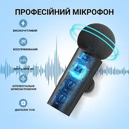 Мікрофон Fifine Wireless (M8) - мініатюра 4