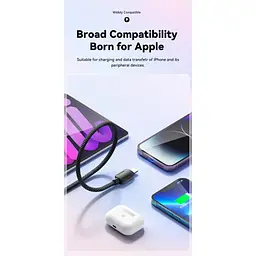 Дата кабель USB-C to Lightning 2.0m 20W white Essager (EXCTL-WLA02-P) - мініатюра 7