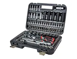 Набір головок торцевих 1/4″ та 1/2″ 111 предметів Vitals Master Impact + Superlock