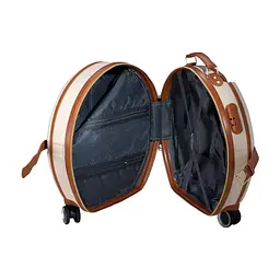 Валіза Semi Line 20" (S) Ecru/Brown (T5670-2) (DAS302666) - мініатюра 6