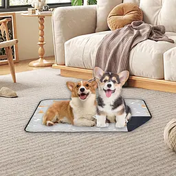 Багаторазова пелюшка Derby Washable Reusable Dog Pee Pad PM002-2 Light Grey 45х60 см - мініатюра 5